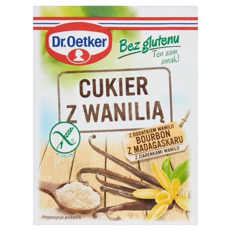 Droetker Cukier Z Wanilią Bourbon Bez Glutenu 12g Dr Oetker Sklep