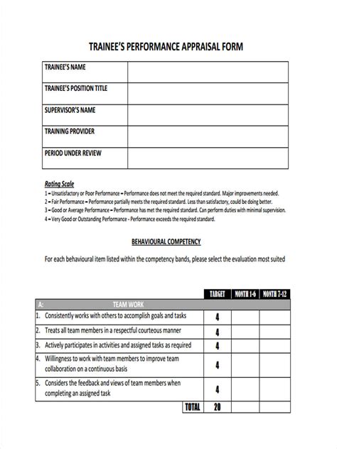 FREE 7 Monthly Review Forms In PDF Ms WOrd