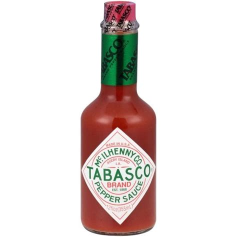 Tabasco Pepper Sauce Hot Sauce Bottle, 12 Fluid Ounce – Louisiana Pantry