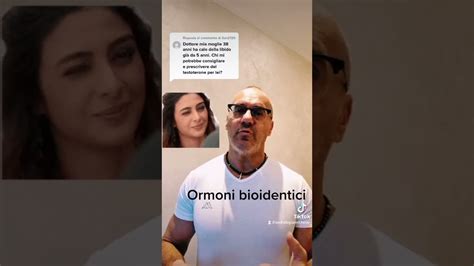 Testosterone Replacement Nella Donna Ormoni Bioidentici Youtube