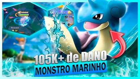 Nova Build 105k De Dano Lapras Está Dando Muito Dano Lapras Gameplay Pokémonunite Youtube