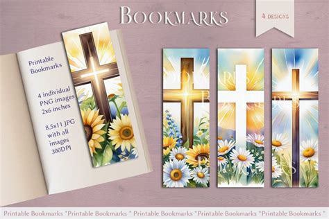 Printable Bookmarks, Easter Sublimation