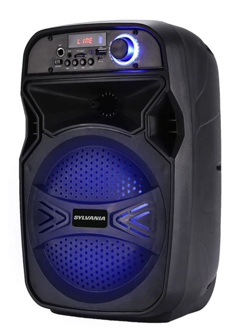 65″ Bluetooth Tailgate Speaker With Led Lighting Sylvania