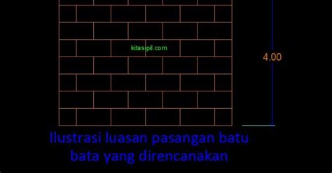 Cara Sederhana Menghitung Volume Batu Bata