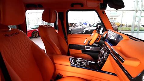 Introduce Imagen Classe G Brabus Interieur Orange Fr