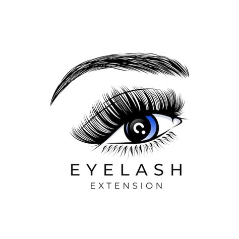 Premium Vector Luxury Beauty Eyelashes Extension Logo Design