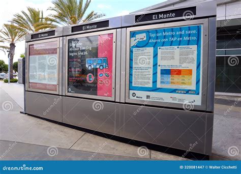 El Monte (LA County), California: El Monte Bus Station Editorial ...