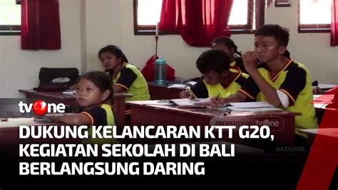 Jelang KTT G20 Pemprov Bali Usul Kegiatan Sekolah Daring Kabar Utama