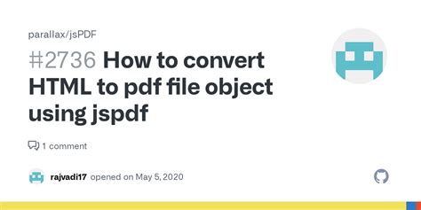 How To Convert Html To Pdf File Object Using Jspdf · Issue 2736