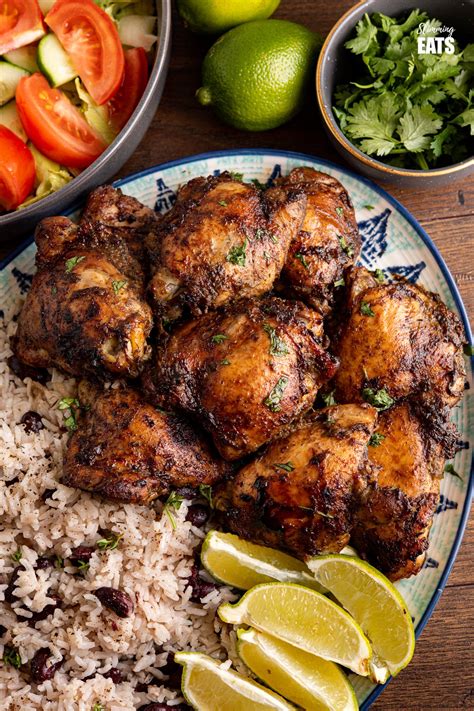 Jamaican Jerk Chicken With Rice