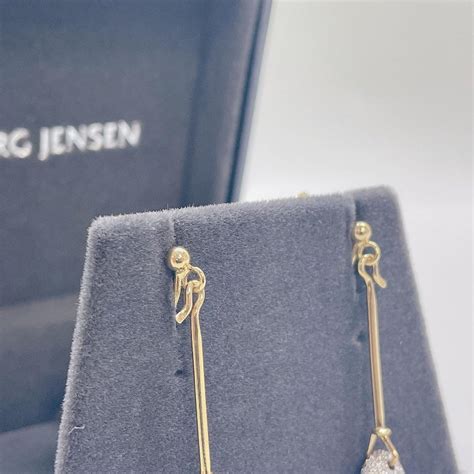 GEORG JENSEN Dew Drop滿鑽耳環PopChill 拍拍圈