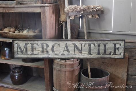 Early Looking Antique Primitive Mercantile Wooden Sign