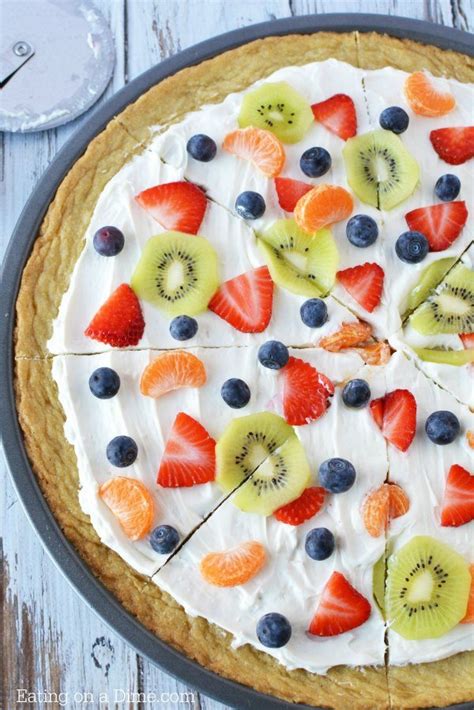 Sugar Cookie Fruit Pizza Easy Fruit Pizza Recipe