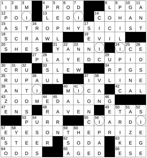 1004-22 NY Times Crossword 4 Oct 22, Tuesday - NYXCrossword.com