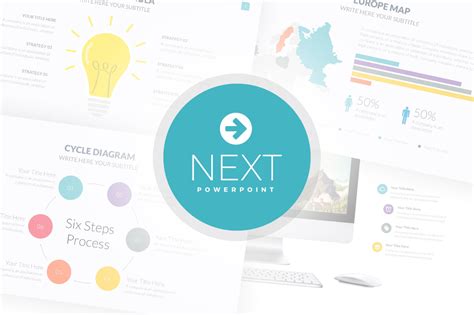 Next Powerpoint Template ~ Presentation Templates ~ Creative Market