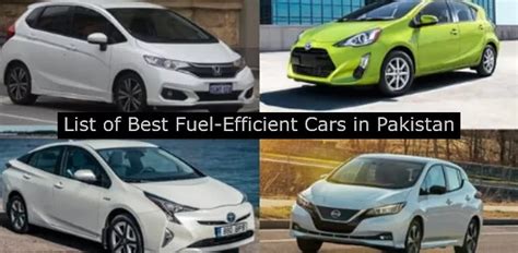 Best Fuel Efficient Hybrid Cars In Pakistan