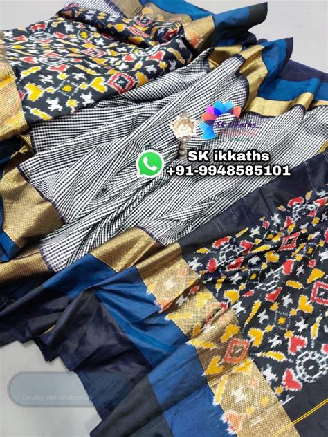 Exclusive Pochampally Silk Pattu Ikkath Sarees Direct From Weavers