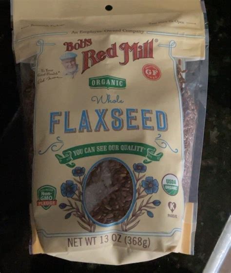 Bobs Red Mill Organic Whole Flaxseed Oz