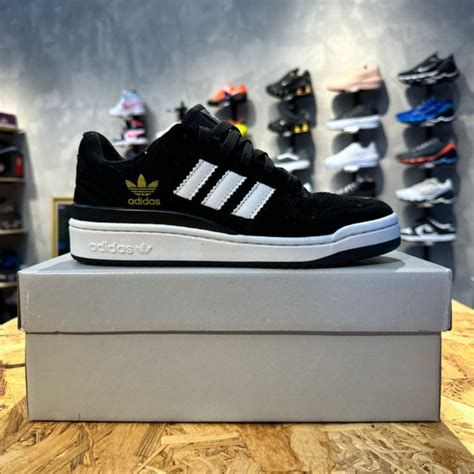 Adidas Forum Low Preto E Branco