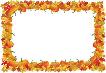 Thanksgiving Border Frame Vector Images (over 4,100)