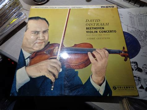 オイストラフ David Oistrakh Andre Cluytensbeethovenviolin Concerto In D Major Op61 Ukcolumbia33cx