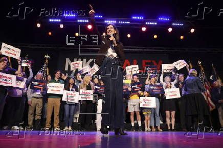 Folhapress Fotos Republican Us Presidential Candidate Nikki Haley