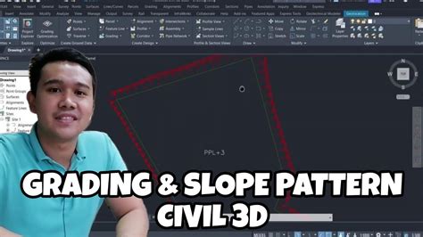 Grading Slope Pattern Dalam Civil D Youtube