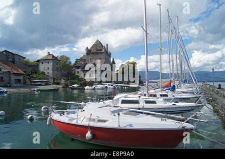 Yvoire France The Historical Years Old Village At The Lake Geneva