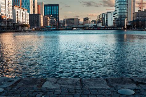 Dublin Grand Canal Dock The Heart Of Irish Innovation Stock Photo