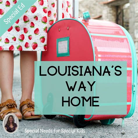 Louisiana's Way Home Novel Study for Special Education with chapter