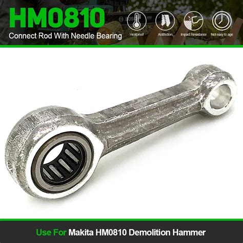 Replace Alumium Connect Rod With Needle Bearing For Makita HM0810