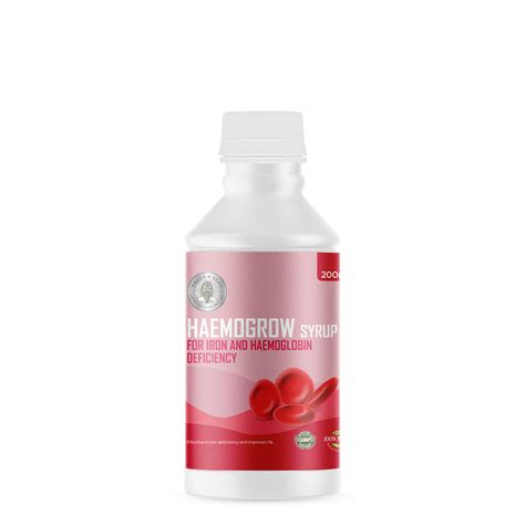 haemogrow syrup boost  health naturally herbs hills herbs