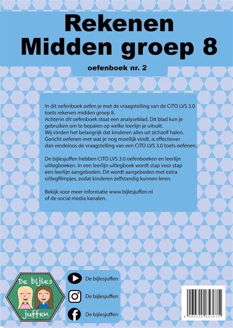 Oefenboek Cito Rekenen Midden Groep Deel Basisonderwijs