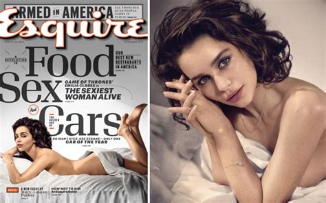 Esquire Names Game Of Thrones Star Emilia Clarke The Sexiest Woman