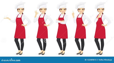 Woman Chef Stock Vector Illustration Of Professional 122489815