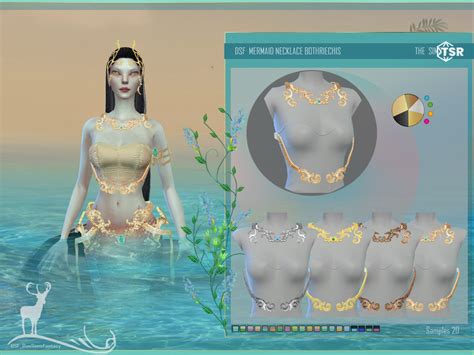 The Sims Resource Mermaid Accessories Bothriechis