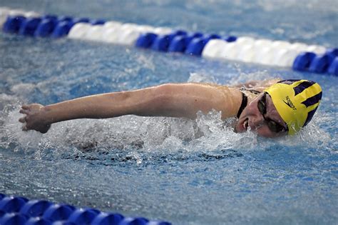 Olivia Carter Completes Michigans Butterfly Sweep With 200 Ncaa Title