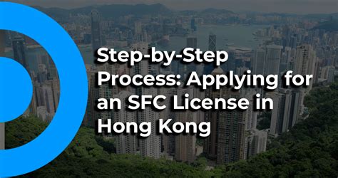 Sfc License Application Hong Kong