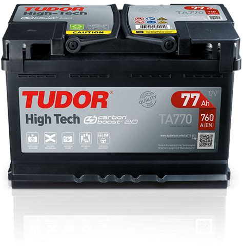 Tudor High Tech Carbon Boost Bater A De Coche Tudor