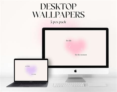 MacBook Aura Wallpapers, Bundle of 5 Gradient Wallpapers, Gradient ...