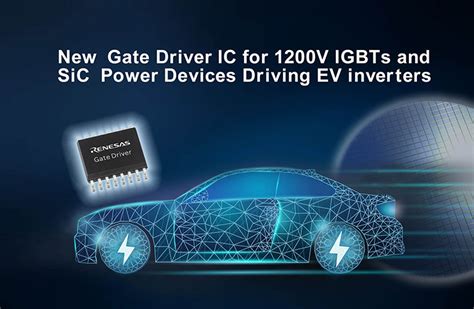 Renesas Introduces High Voltage Gate Driver IC For EV Inverters With