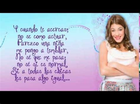 Violetta Te Creo Karaoke Instrumental YouTube