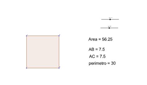 Rettangoli Isoperimetrici GeoGebra