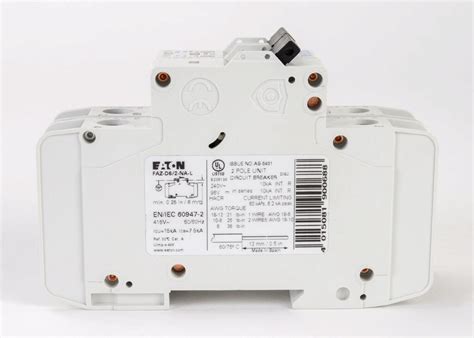 Current Limiting Miniature Circuit Breaker 6A D Curve PN FAZ D6 2