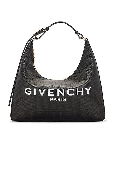 Givenchy Medium Moon Cut Out Bag In Black FWRD