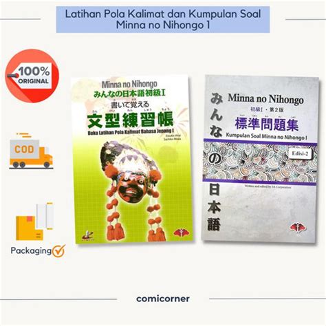 Jual Paket Latihan Pola Kalimat Dan Kumpulan Soal Minna No Nihongo 1