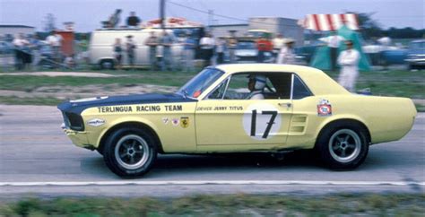 Shelby Terlingua racing Mustang at Sebring Trans Am 1967 | Touring car ...