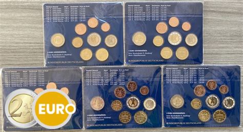 Duitsland Euro Set Bu Fdc Euro Euronotes Be