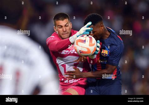 Barcelona Spain August Fc Barcelona V Pumas Unam Ansu Fati