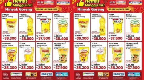 Promo Berkah Di Indomaret Februari Berbagai Merk Minyak Goreng